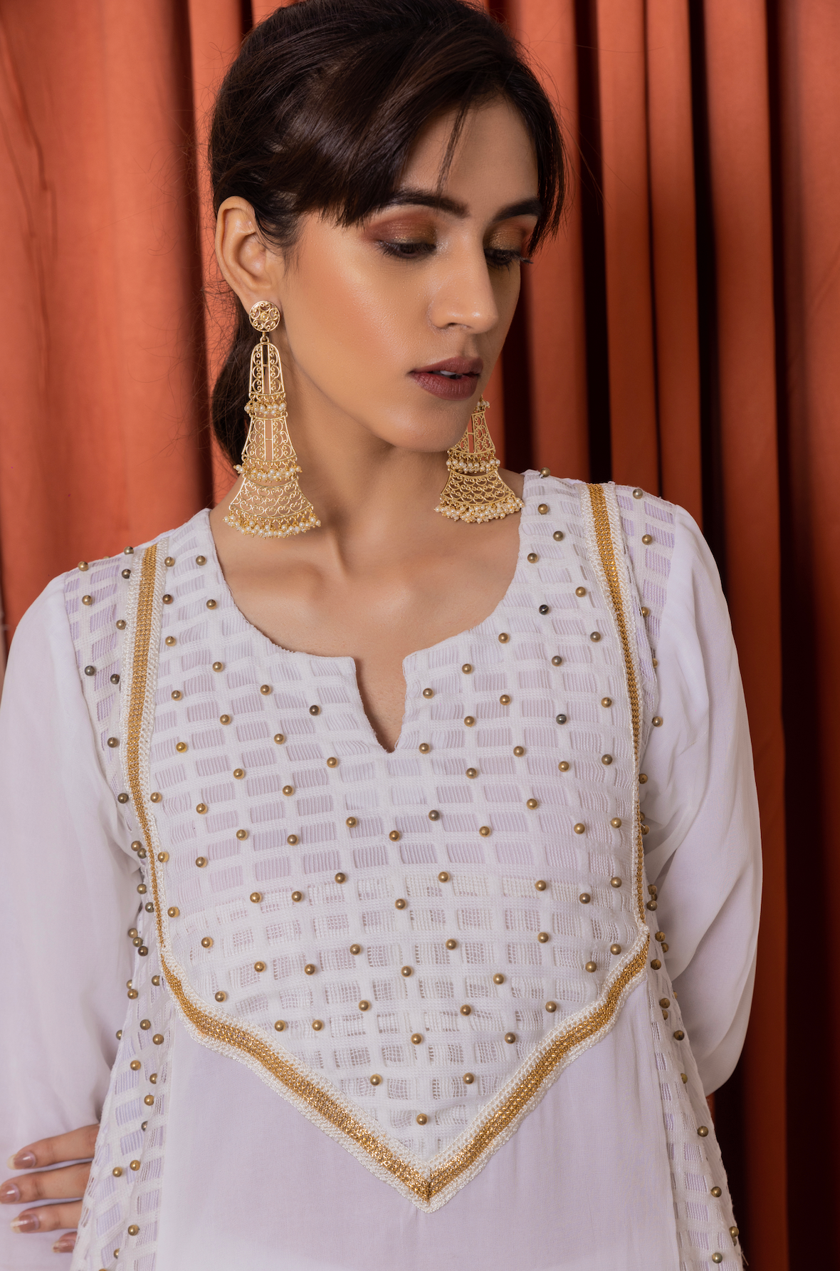 High Low Shirt with Palazzo