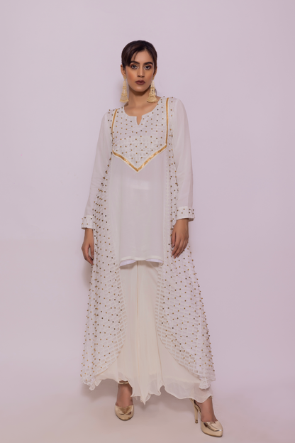 High Low Shirt with Palazzo