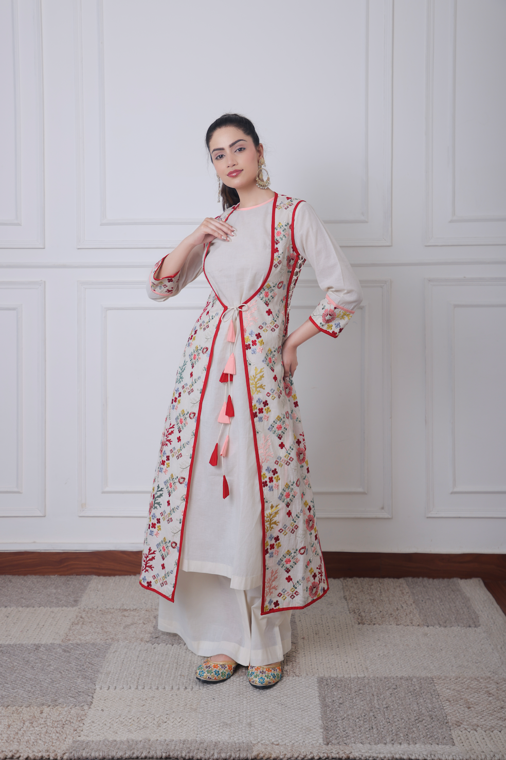Gulmohar Layered Kurta Set