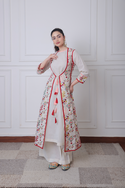Gulmohar Layered Kurta Set