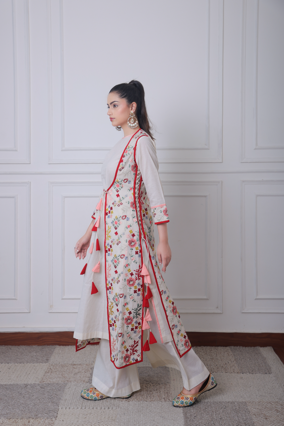 Gulmohar Layered Kurta Set