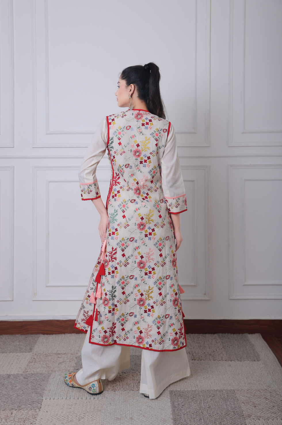 Gulmohar Layered Kurta Set
