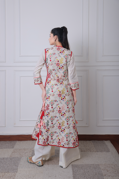 Gulmohar Layered Kurta Set