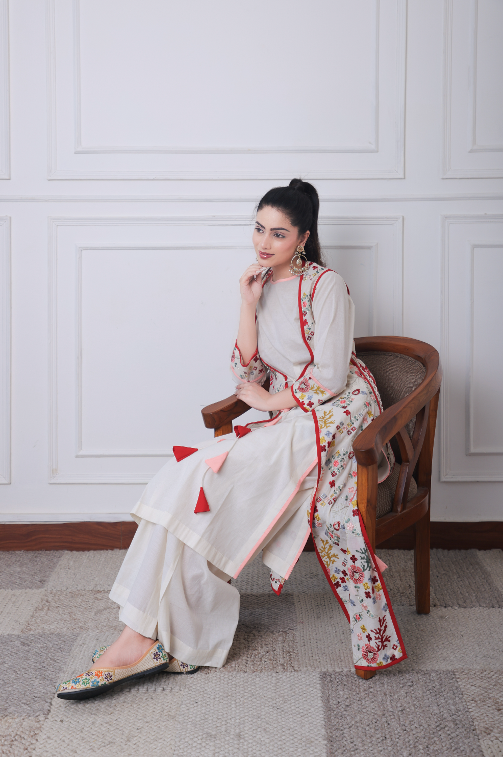 Gulmohar Layered Kurta Set