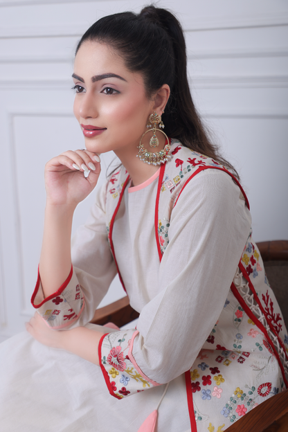 Gulmohar Layered Kurta Set
