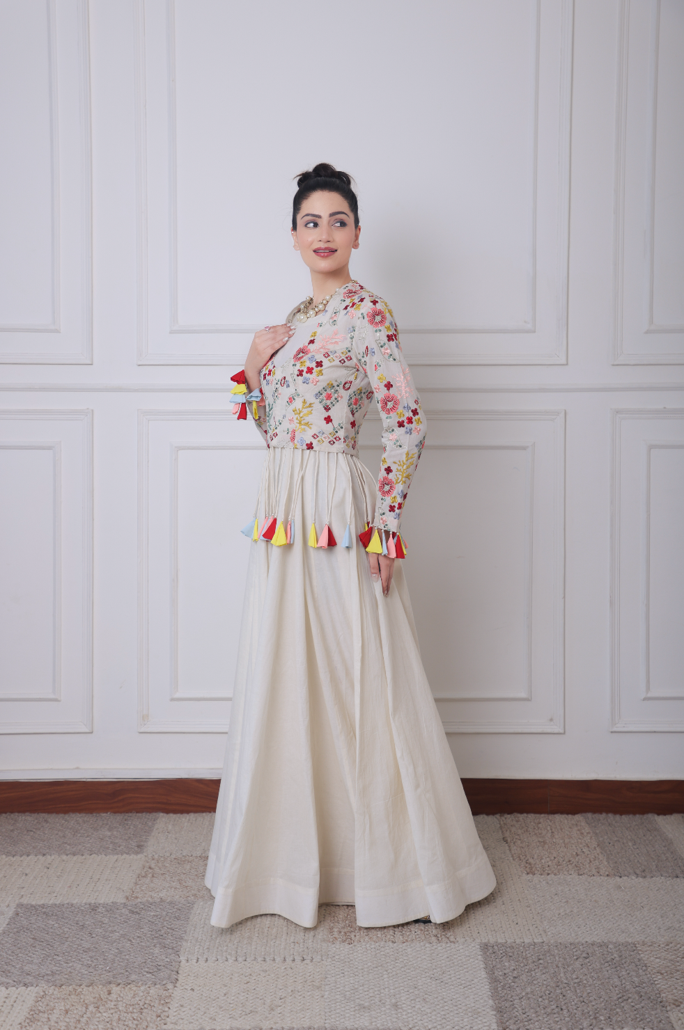 Gul Jacket & Skirt Set