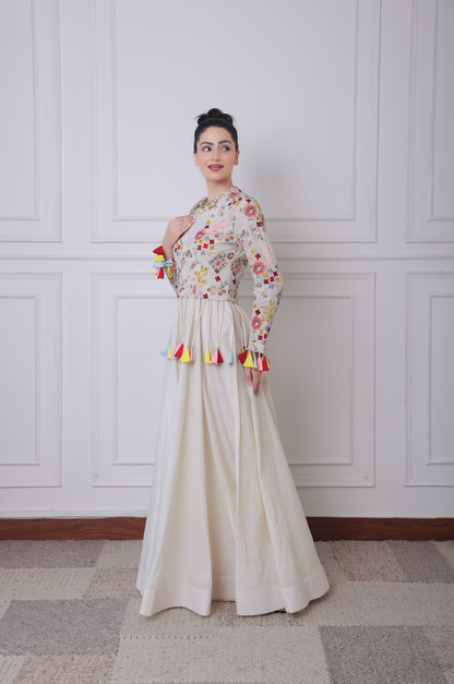 Gul Jacket & Skirt Set