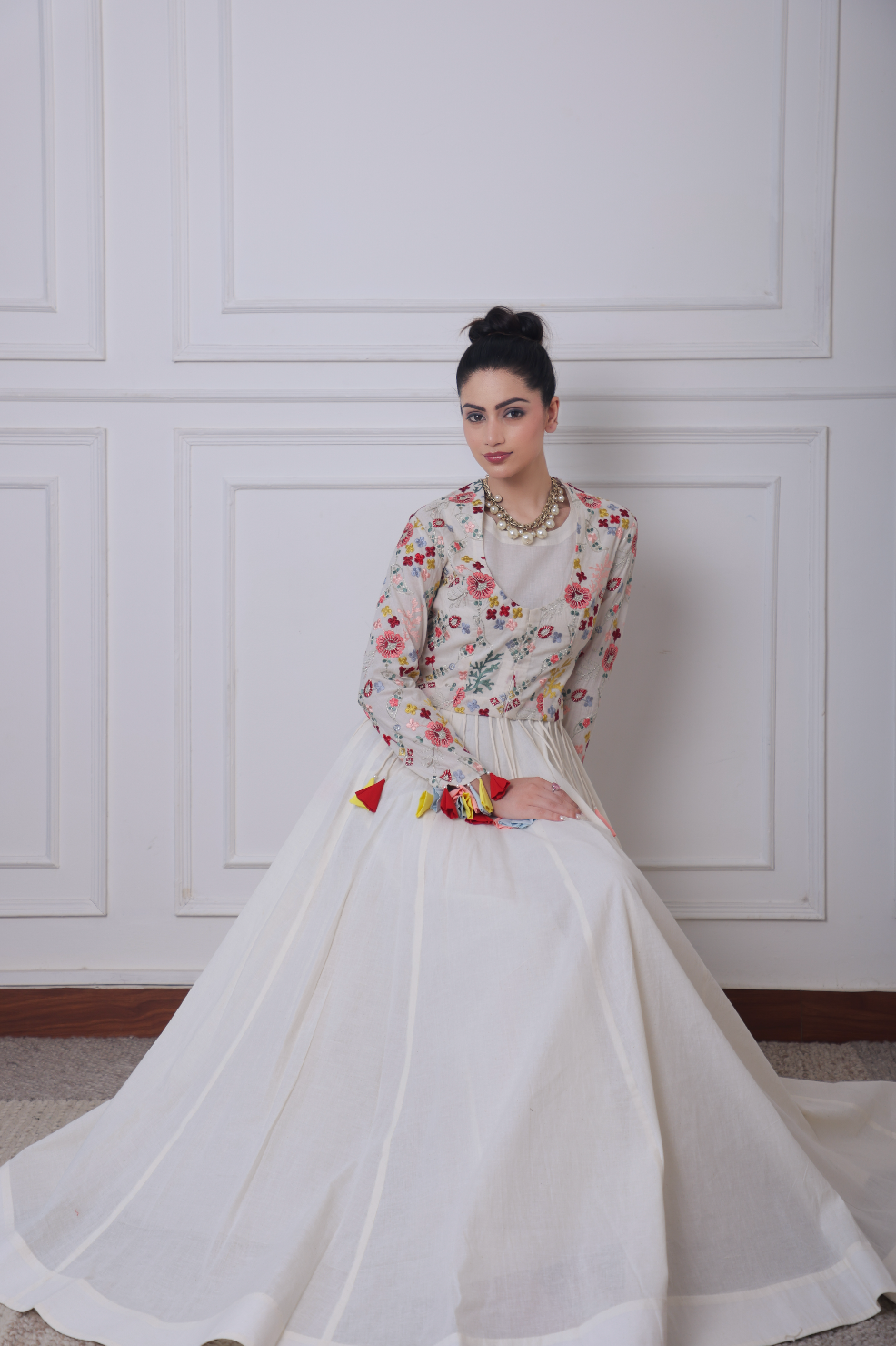 Gul Jacket & Skirt Set