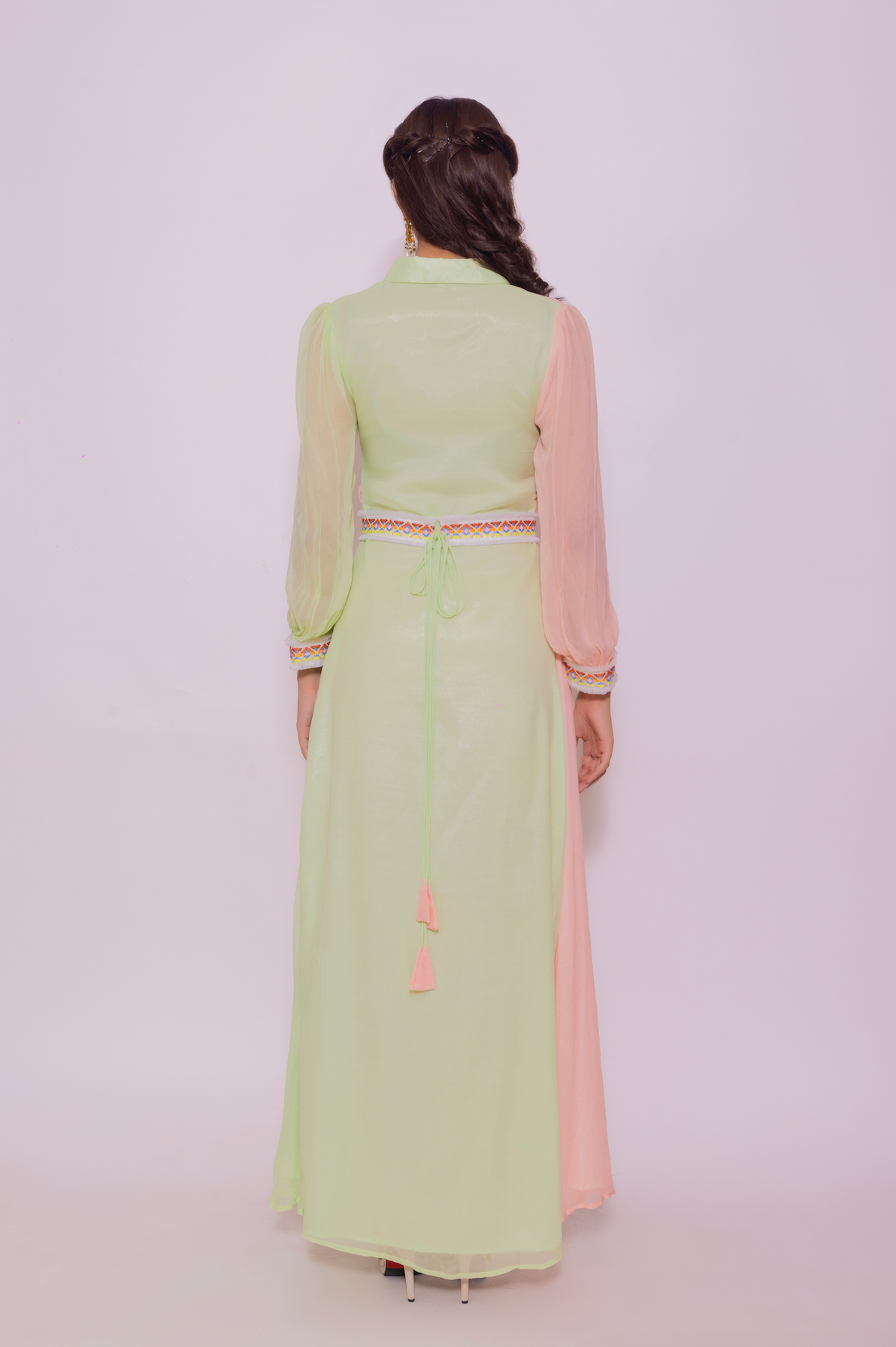 Cowl Drape Dress