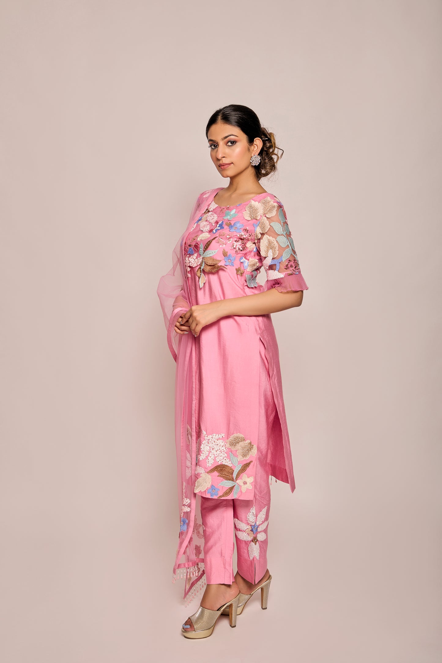 Straight Shirt With Pants And Dupatta