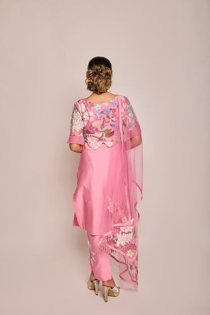 Straight Shirt With Pants And Dupatta