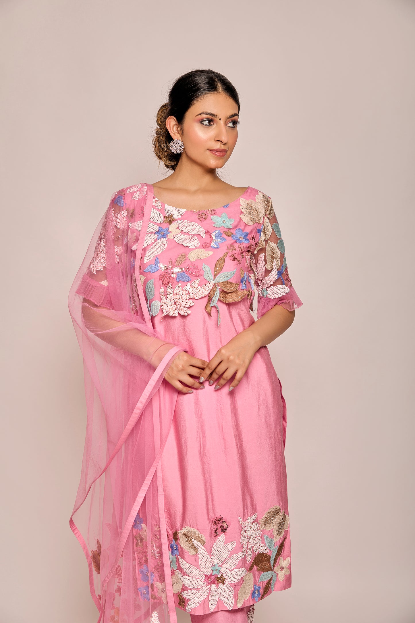 Straight Shirt With Pants And Dupatta