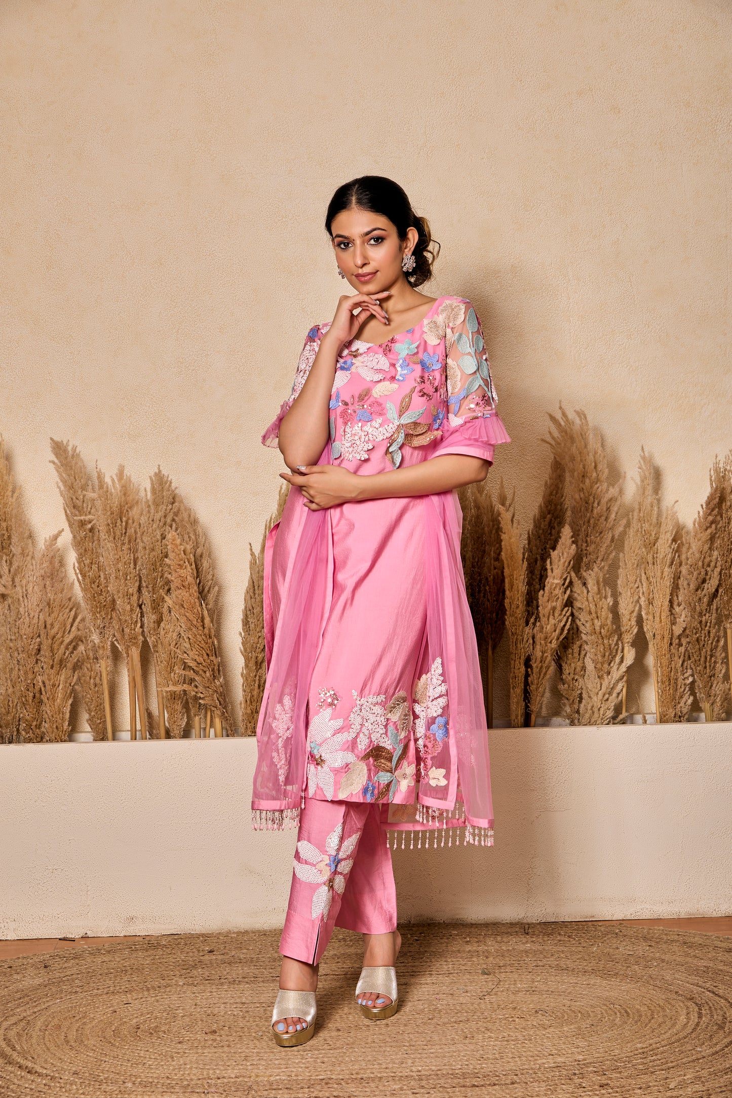 Straight Shirt With Pants And Dupatta