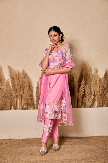 Straight Shirt With Pants And Dupatta