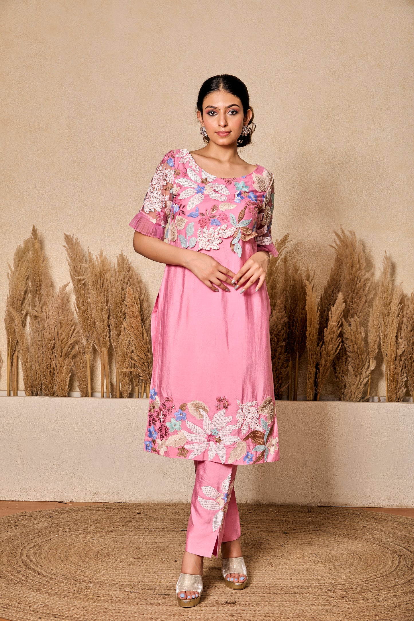 Straight Shirt With Pants And Dupatta