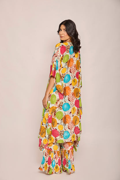Kaftan Shirt with Pleated Pants