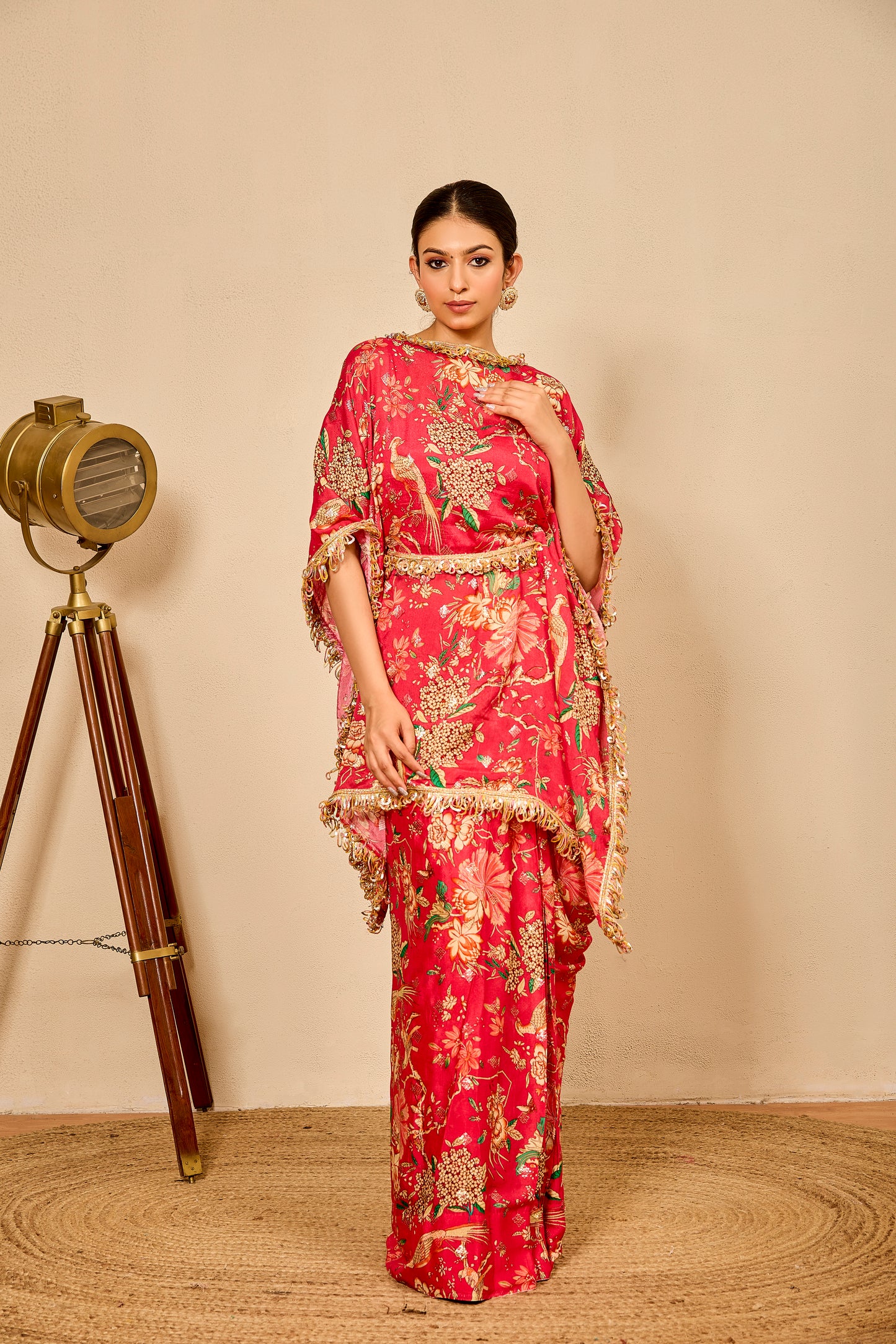 Stitched Saree with 3 Drape Styles