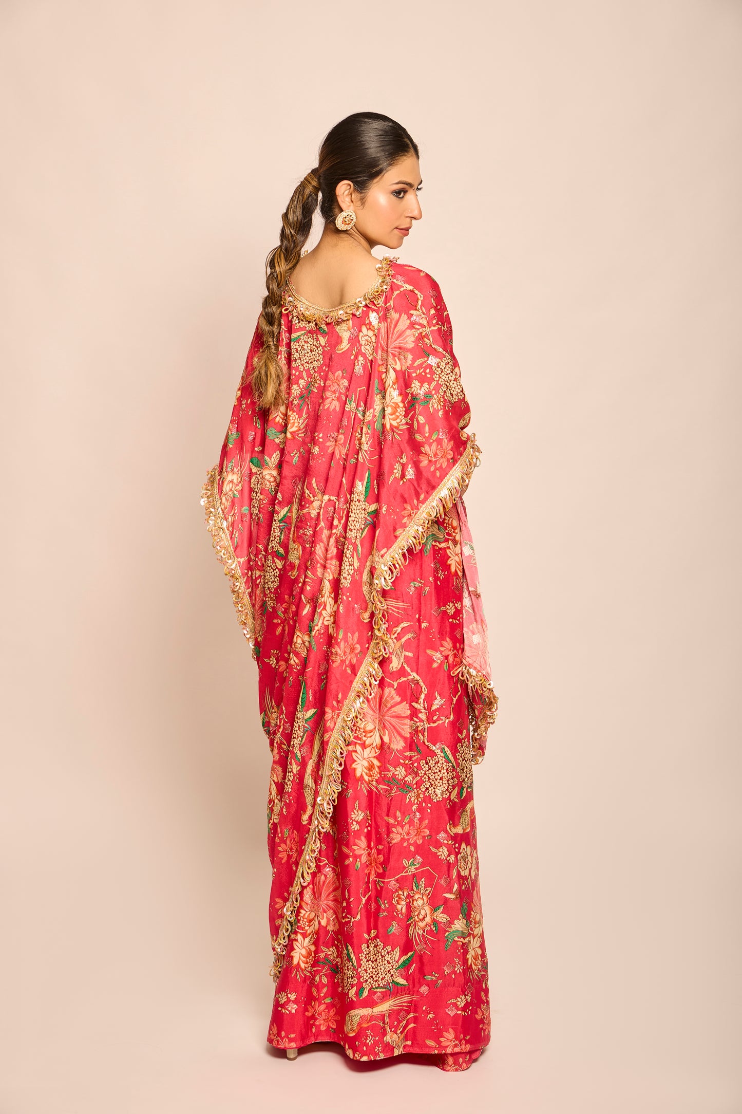 Stitched Saree with 3 Drape Styles