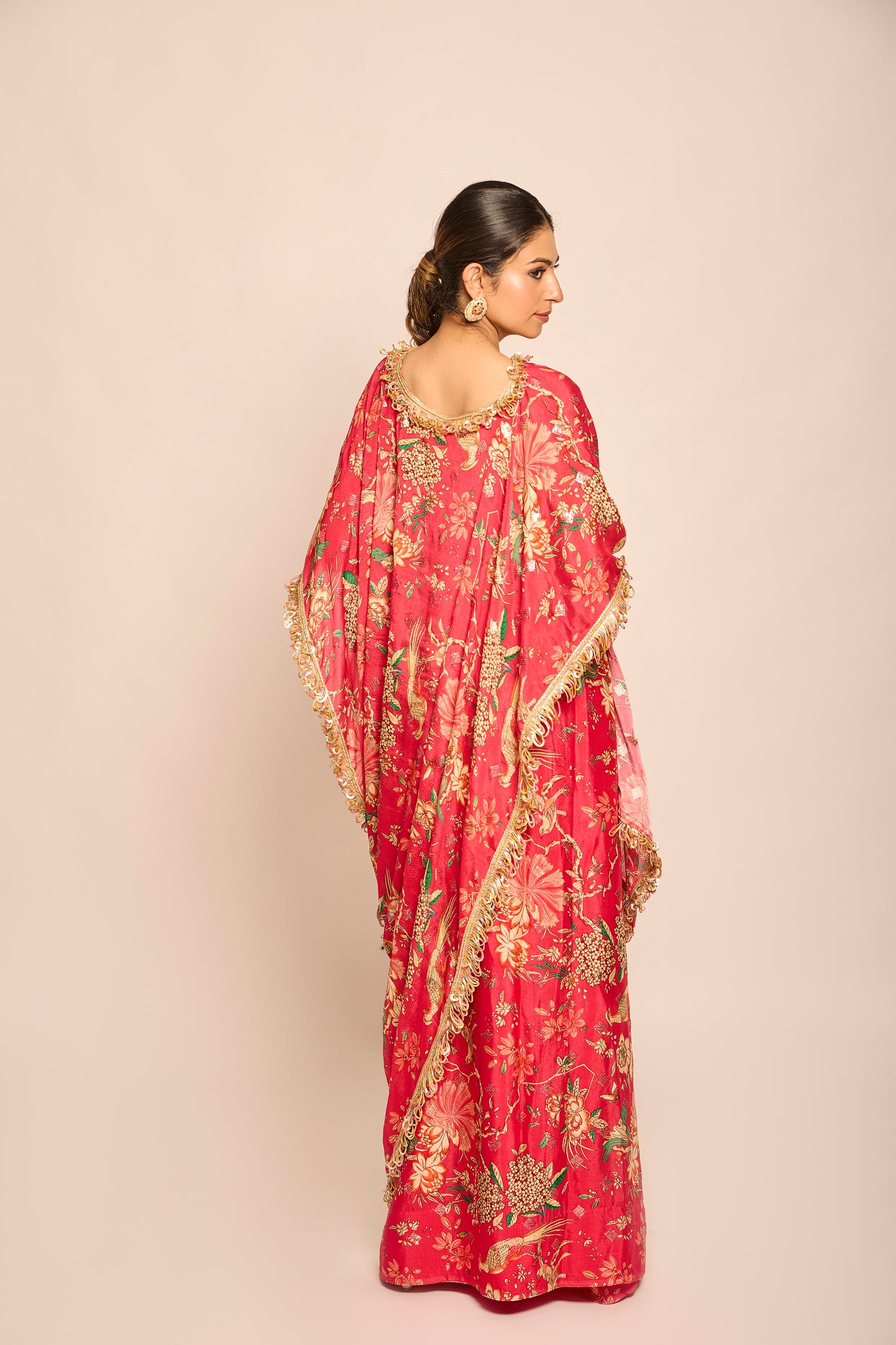 Stitched Saree with 3 Drape Styles