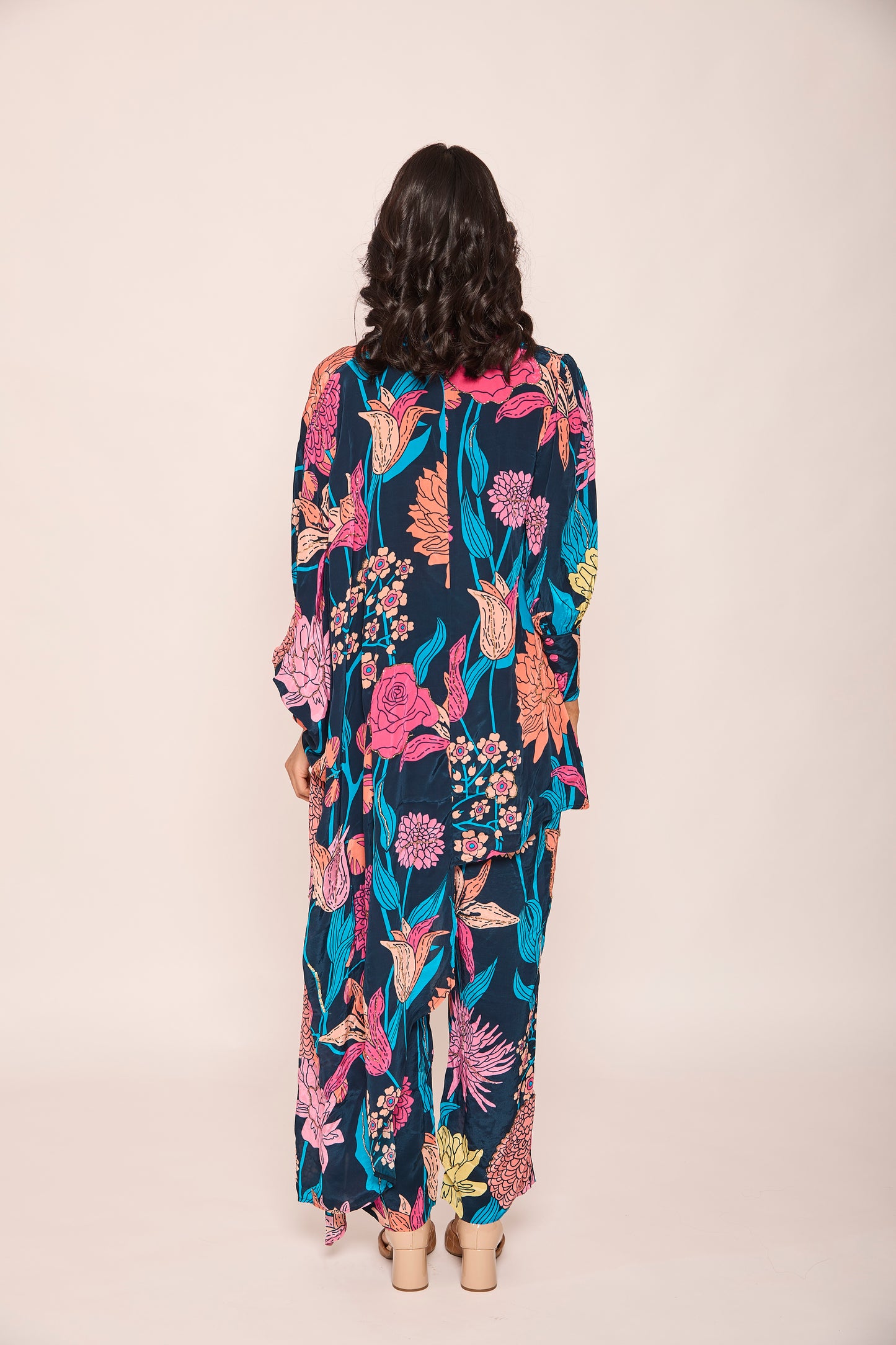 One Side Kaftan Co-ord Set