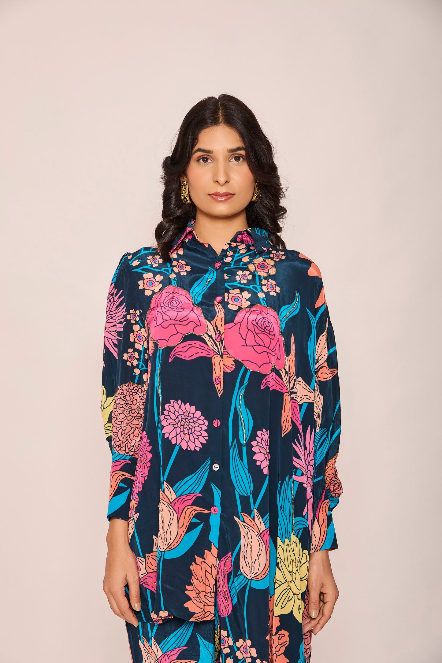 One Side Kaftan Co-ord Set